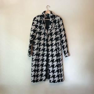 Carol houndstooth wool coat